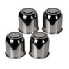 LIBRA Trailer Wheel Center Caps 4.25" Stainless Steel Push Through