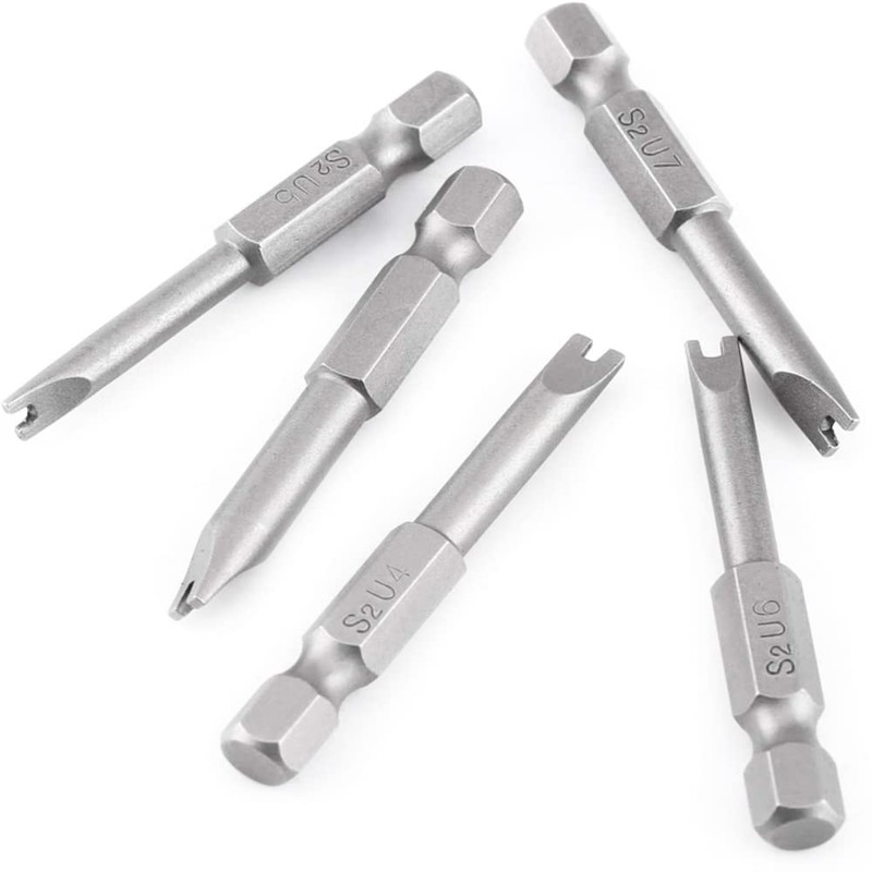 Zohino 5 PCS U-Type Screwdriver Bit U4 U5 U6 U7