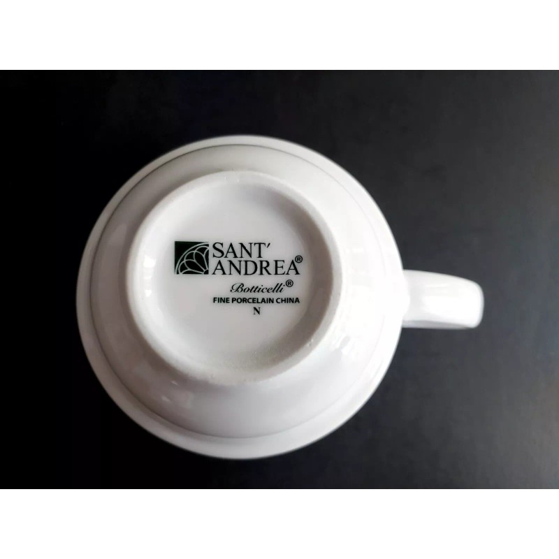 Sant' Andrea Botticelli by1880 Hospitality 9oz Stackable Bright White Coffee