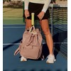 niceaces- DARA Designer Tennis Bag, Made of Saffiano Vegan leather,