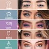 18 Color Eyeshadow Palette, Matte Shimmer Glitter Eyeshadow, Butterfly Pattern