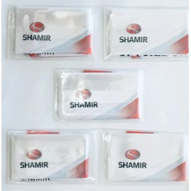 Shamir Glacier Eyeglass Cleaning Cloths Microfiber Polishing Wipes Sunglasses  - Pack Of 5