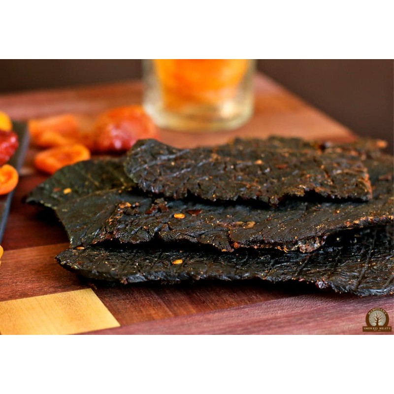 Mahogany Smoked Meats: Habanero Buffalo Jerky - 8oz