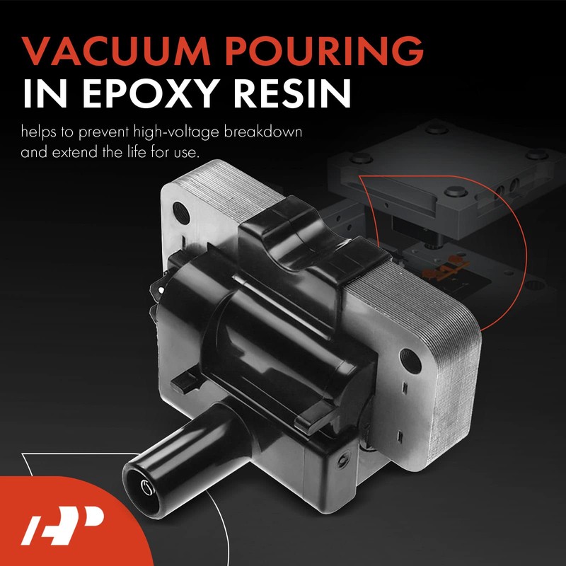 A-Premium Engine Ignition Coil Pack Compatible with Nissan Frontier Xterra