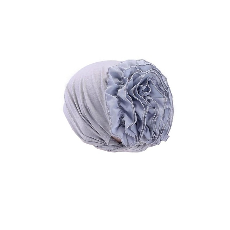 Raylans Women Flower Elastic Turban Beanie Wrap Chemo Cap Hat
