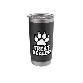 Dog Treat Dealer Funny Humor Dog Owner Dog Treats Dog Lover Stainless Steel Insulated Tumbler