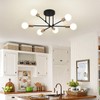 ZYDTRIP Sputnik Chandelier Ceiling Light, Adjustable Ceiling Lights Living Room