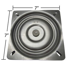 chairpartsonline 7" Replacement Bar Stool Swivel Plate - Made in The USA - S4697