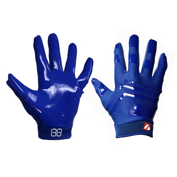 FRG-03 professional receiver football gloves, RE, DB, RB BLUE (L)