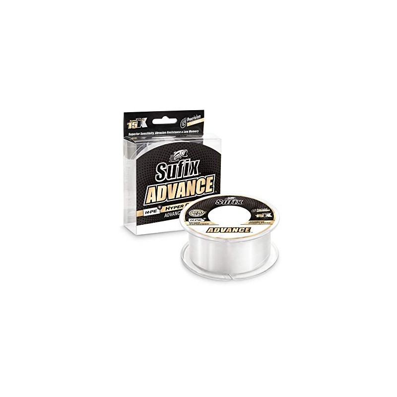 Sufix Advance Monofilament Fishing Reel, 150 Metres, Transparent, 0.30 mm