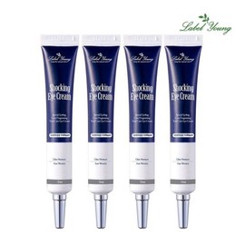 Labelyoung 쇼킹아이크림 20ml 4개 주름개선 기능성 아이세럼 눈밑+눈가주름 탄력케어 Shocking Eye Cream 20ml 4 pieces Wrinkle Improvement Functional Eye Serum Under Eye + Eye Area Wrinkle Elasticity Care