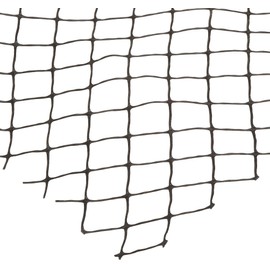 Mutual Industries 14988-91-48 HDPE Diamond Link Safety Fence, 50" Length, 4" Width, Black