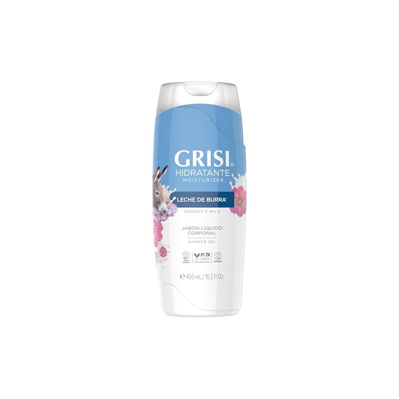 Grisi Shower Gel Leche Burra Jabón Líquido Corporal Hidratante 450