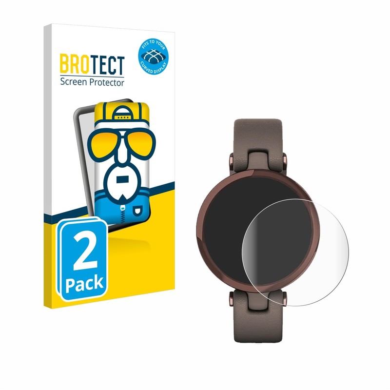 brotect 3D Curved Screen Protector compatible with Garmin Lily (2