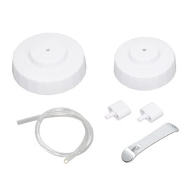 Fdit Glass Vacuum Sealer, Manual Vacuum Sealing Kit with Hose, Food Vacuum Sealer, Can Sealer, Glass Sealing Pump Kit, Accessories for Wide Mason Jars