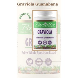 Paradise Herbs, Graviola, 60 Vegetarian Capsules