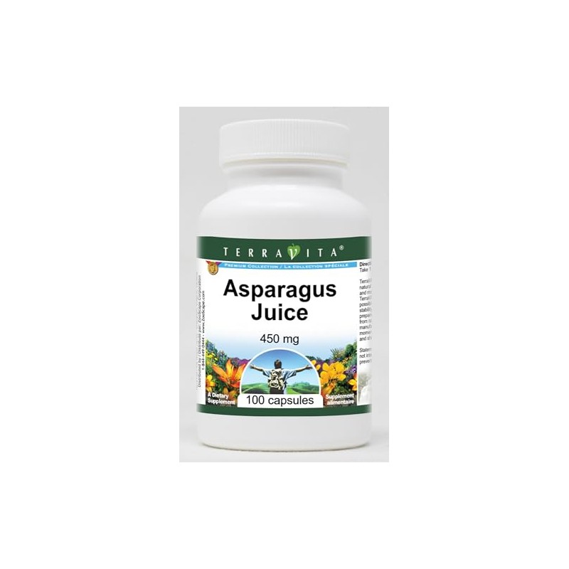 Asparagus Juice - 450 mg (100 Capsules, ZIN: 519022) -