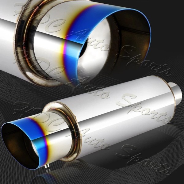 HDC Autosports 4" Titanium Burnt Slant N1 Tip T304 Weld