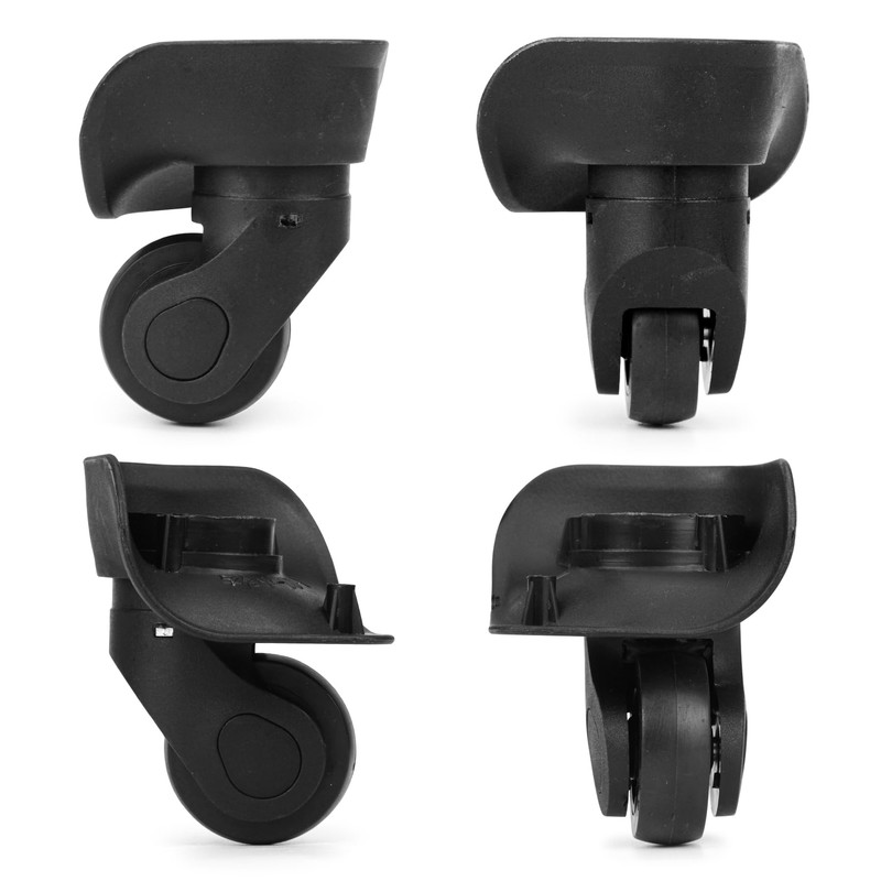 Volein 2-Pcs Luggage Wheel Replacement, Suitcase Black Travel Wheels Kit