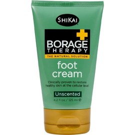 Shikai Borage Dry Skin Therapy Foot Cream, 4.2-Ounce Tubes (Pack of 3)