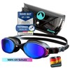 SharkFin Swimming goggles for adults and teenagers, UV protection, polarising,