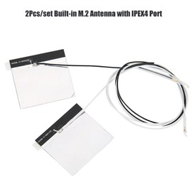 2pcs I-pex 4 Built in WiFi Antenna IPEX4 M.2 Antenna with Copper Foil for Strong Signal 2.4/5G Dual Band for Laptop Tablet Mini PC