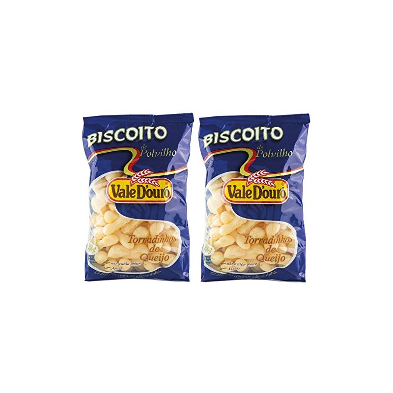 VALE D'OURO Biscoito de Polvilho Queijo 100 gr. - GLUTEN