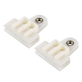 VekAuto 2 Pcs Window Door Glass Channel Retainer Clip, 1.97"x1.73"x0.55" Glass Regulator Holder Sash Clip Universal for Car Truck Van Durable Plastic Beige