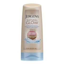 Unbranded Jergens Natural Glow In Shower Lotion,Self Tanner for Medium to Deep Skin 7.5 Oz