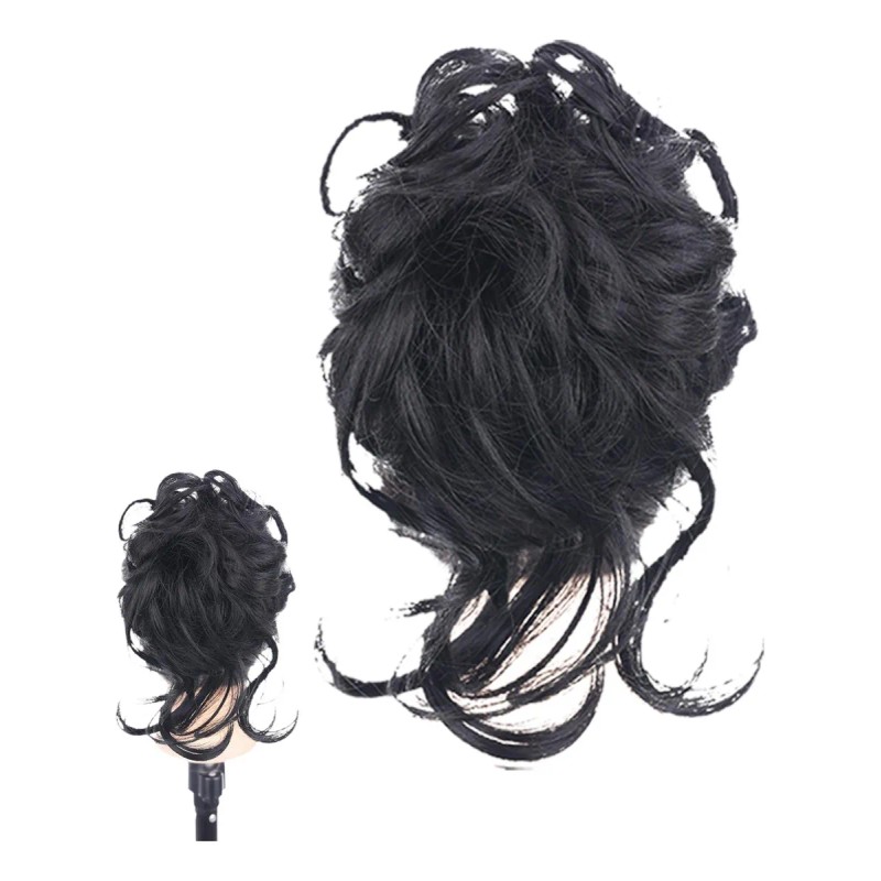 Pelo Desordenado Círculo Barba Larga Bolas Cabeza Pelo