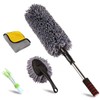 upra Ultimate Car Duster Kit，Best Microfiber Multipurpose Duster,Interior &Exterior Cleaning