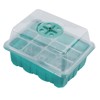 10Pcs Seedling Trays 12 Hole Transparent Adjustable Ventilated Seedling Starter