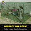 Hardware Netting Plastic Mesh 3' x 50' Black, Tree Guard