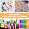 600PCS Mixed Coloured Lollipop Sticks for Crafts Wood Craft Sticks
