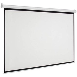 Motorized Projector Screen 16:9 80" x 45" Display Motorized Wall Mounted Ceiling Projector Screen Drop Down Projection Screen HD Home Theater with Remote Control (92")