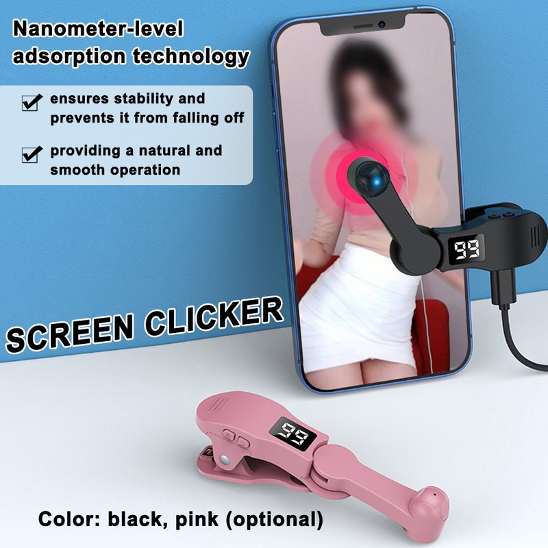 Digital Auto Screen Clicker Cellphone Apps Video Live Streaming Gadget