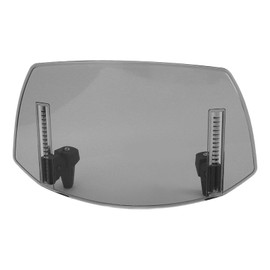 Generic Motorcycle Windscreen, Easy Installation, Protective Wind Deflector, Universal Fit for Motorcycles (Smoke), Genericreopguyv3g-13