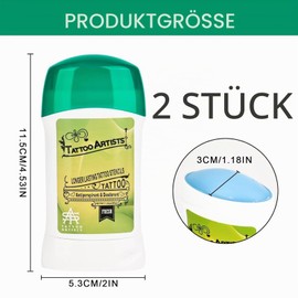 Pack of 2 Tattoo Transfer Cream, Professional Tattoo Transfer Gel, Stencil Stuff Tattoo Skin Solution Safe for Transfer Tattoo Supplies, Tattoo Accessories
