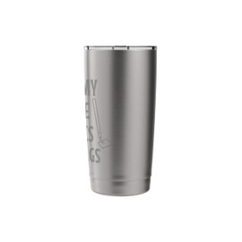 Funny I Spend Free Time With Hoes & Dirtbags Garden Stainless Steel Insulated Tumbler