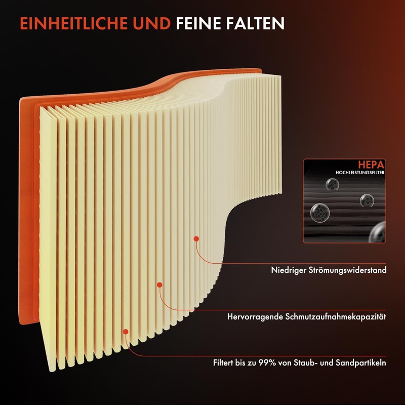 Frankberg 2 x Air Filter Compatible with C30 533 1.6L-2.0L