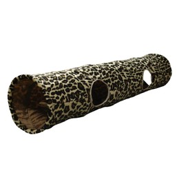 Flamingo 507666 Leopard Cat Tunnel 130 x 25 cm
