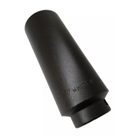 White USA Lineman socket 1/2" drive 1"1/8, 8 point impact socket, 3-1/2" Long