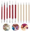 JJUNW 11PCS Clay Sculpting Tools, Double-Ended Stainless Steel Polymer Clay