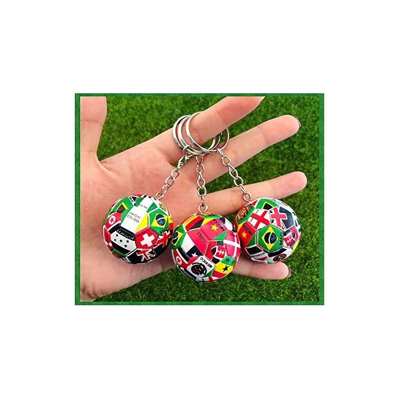 Sports Ball Key Chain - Durable Soccer Keychain for Fans