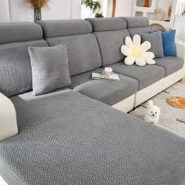 MINGPINHUIUS Sofa Seat, Cushion Cover, Stretch Sofa Cover, Universal Elastic Sofa Seat Cover, Non-Slip Sofa Cover Protective Cover for Sofa Cushion L-Shaped Chaise Lounge Furniture Protection