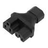 IEC320 C14 to C13 and 5‑15R Power Adapter Male to