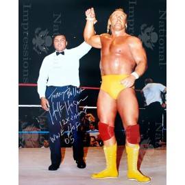 Hulk Hogan and Muhammad Ali WWE WWF Wrestling Signed REPRINT 8x10 11
