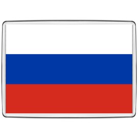 Pixly® Russia Flag Fridge Magnet Large Jumbo Size Russian Keepsake Country Souvenir Novelty Refrigerator Magnets Gift