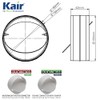 Kair Connector with Backdraught Shutter 150mm - 6 inch Non-Return