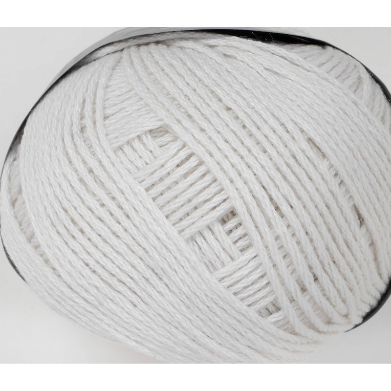 Yokota DARUMA Linen Ramie Cotton Wool Yarn, Medium Thick, Col.1